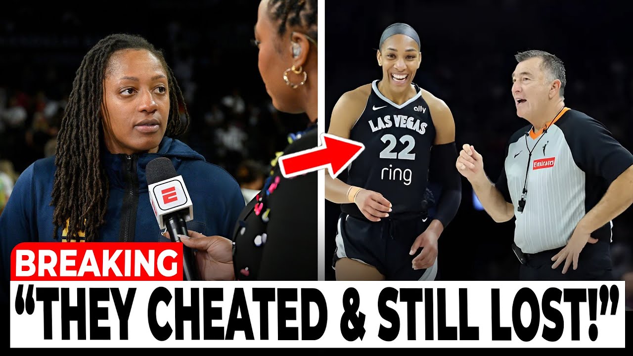 Kelsey Mitchell GOES OFF After A’Ja Wilson & WNBA Refs RIG Indiana Fever Game!