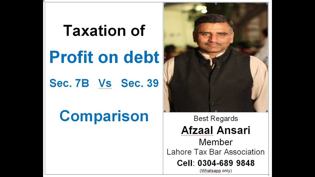 7B.  Profit on debt