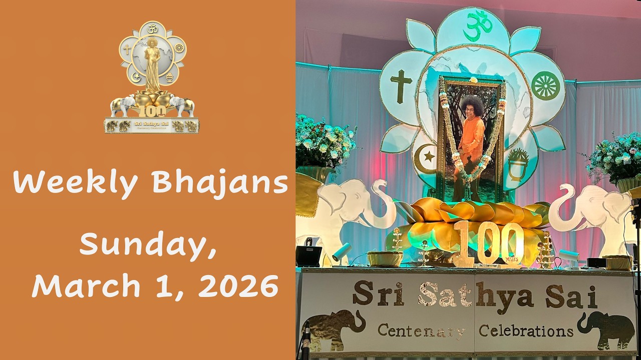 Weekly Sunday Bhajans - March 1, 2026