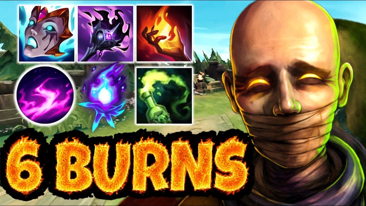 Singed with 6 Burn Effects is the most broken thing you'll ever see...