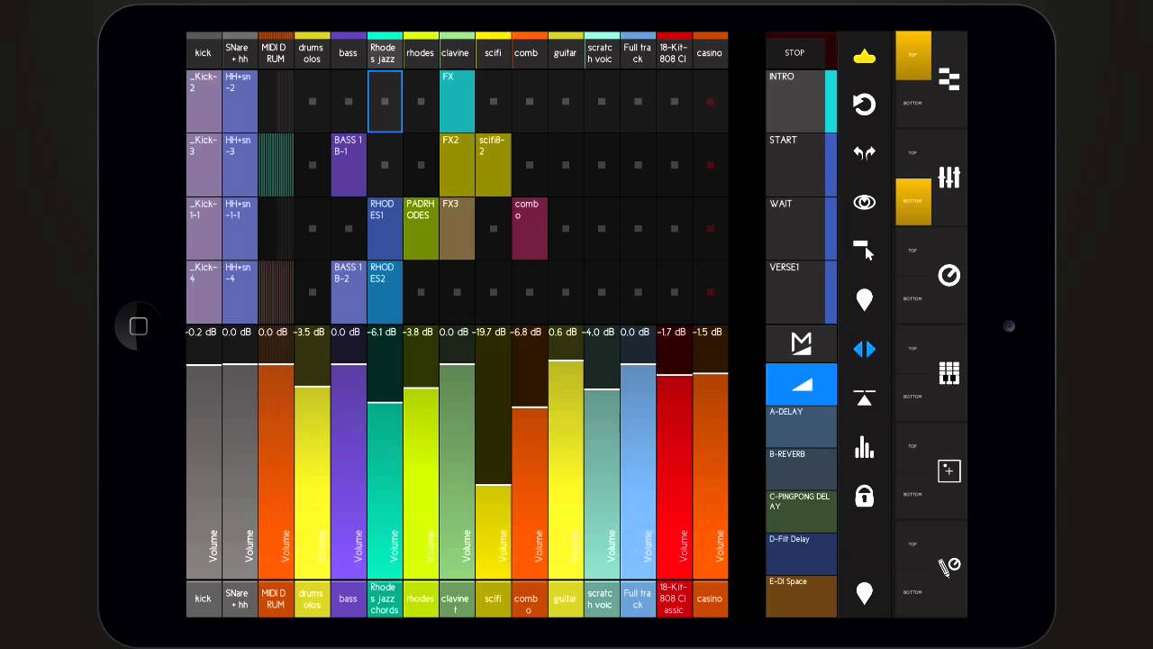touchAble 2 User Guide : First Contact  - Control Ableton Live with iPad