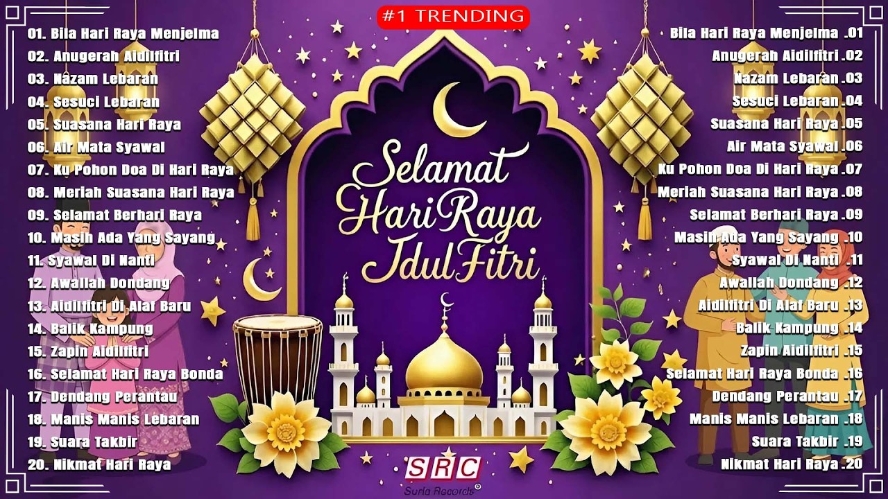 40 Koleksi Lagu Raya Aidilfitri 2026 🌹 Lagu Raya Nostalgia & Evergreen Terbaik Sepanjang Zaman