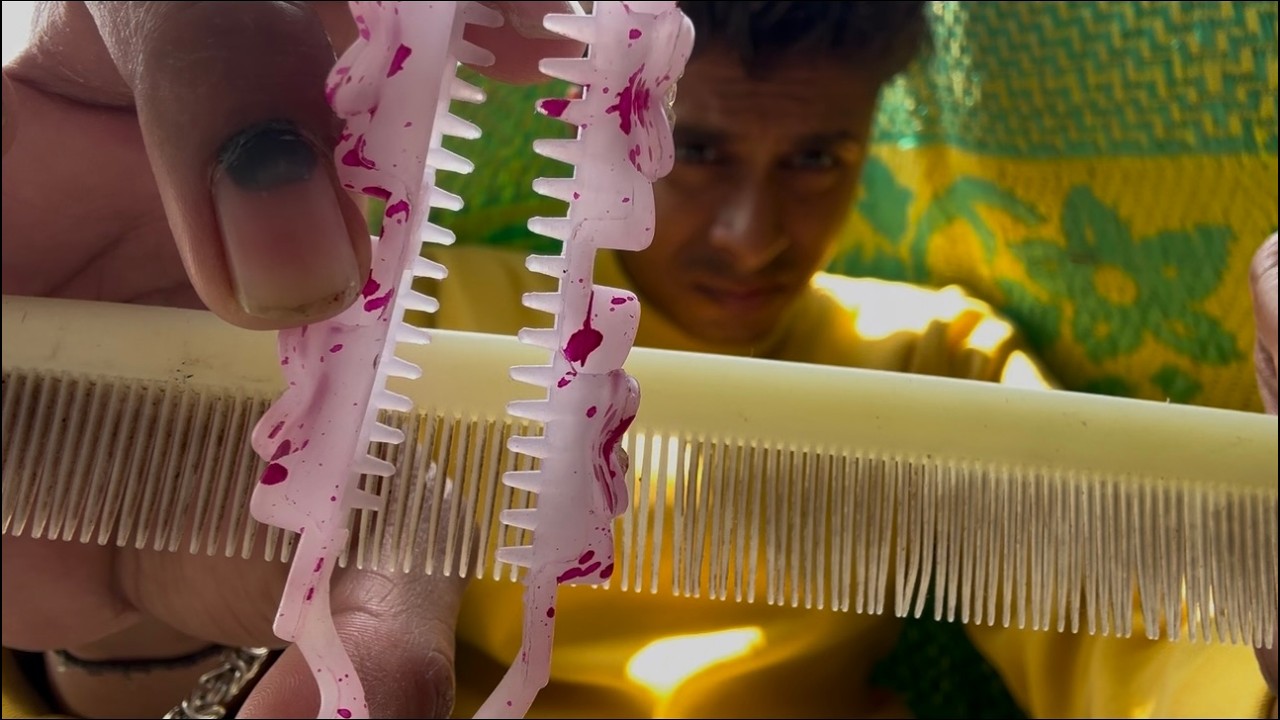 ASMR clipping Your hair Back CHAOTIC 👩‍🦱🪞