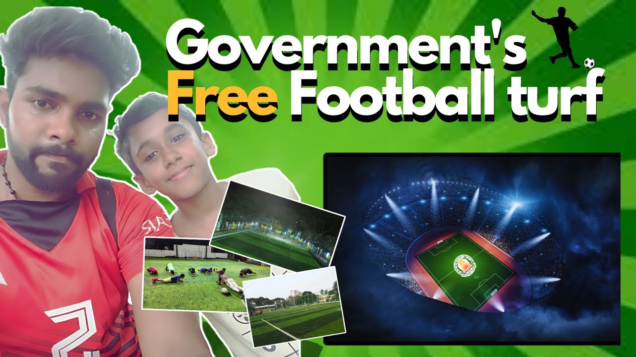 Government's free Football turf | Thiru Vi Ka Nagar football ground - Vlog GUYS😂Watch it GUYS😂