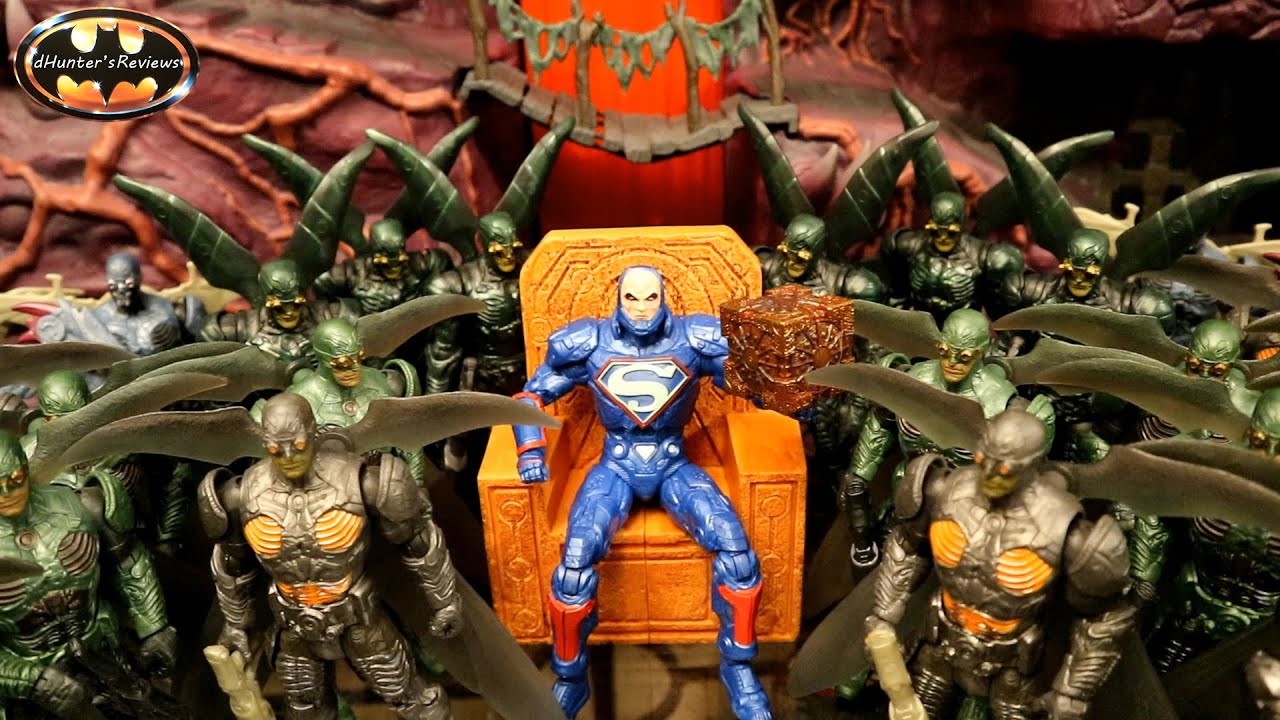 McFarlane DC Multiverse Lex Luthor Darkseid War Armor Blue Power Suit Action Figure Review