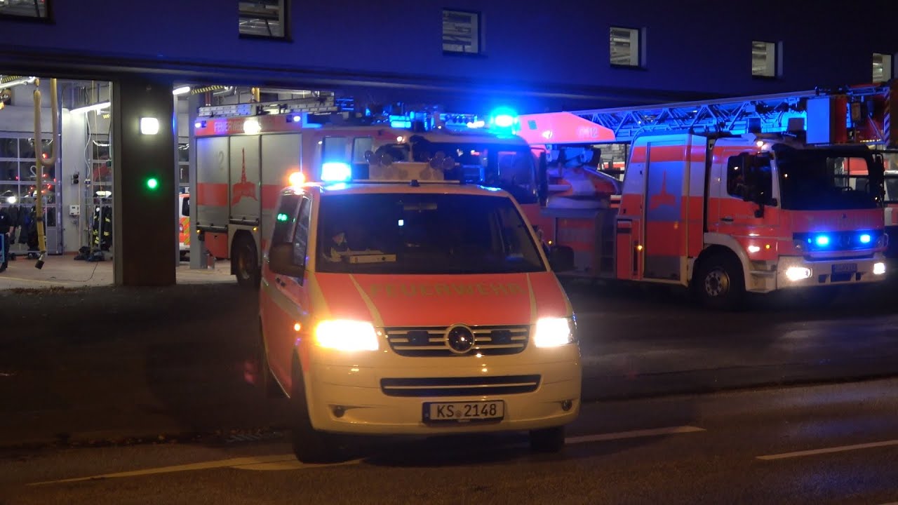 Jahreswechsel an Feuerwache 1 Kassel | Rettung | Feuerwehr | Polizei