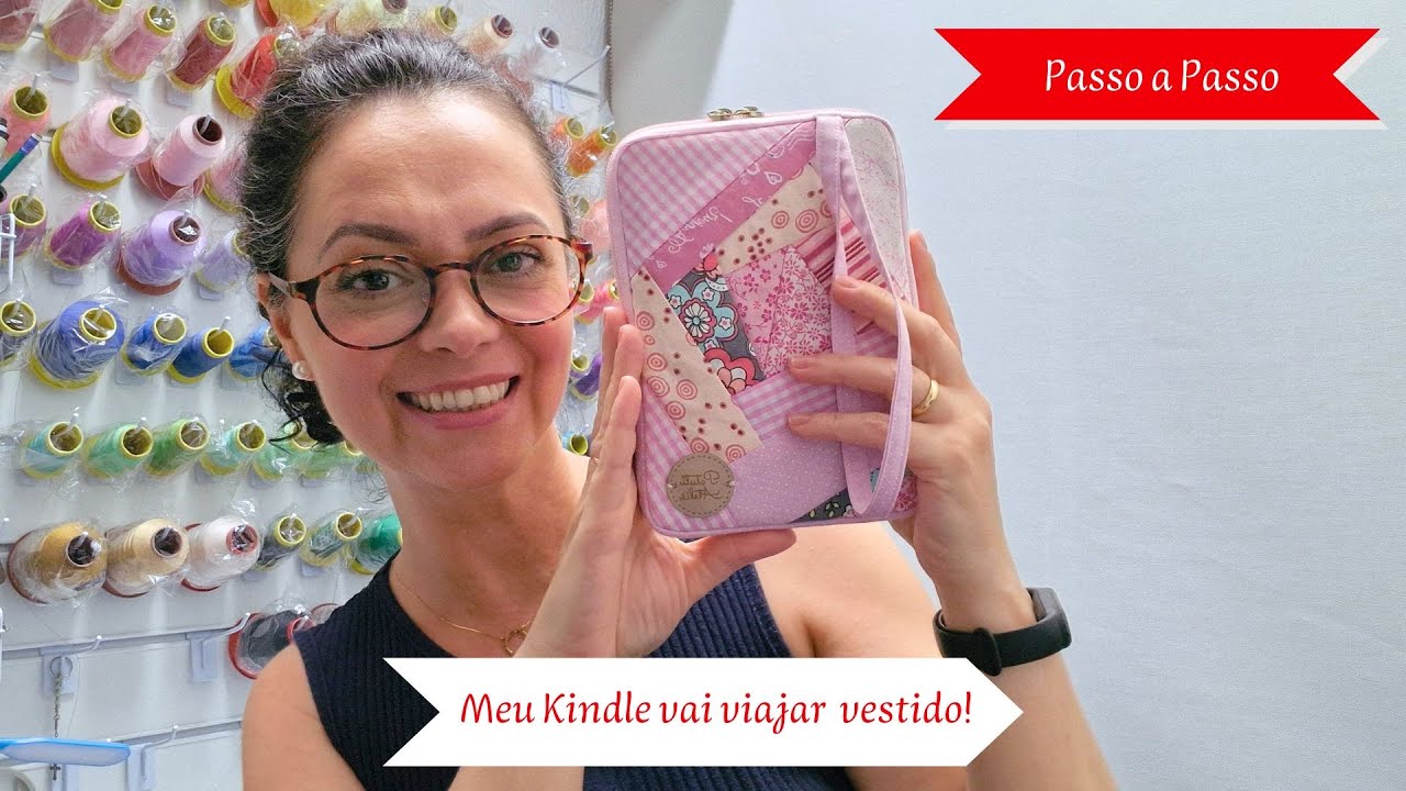 CAPA PARA KINDLE | CAPA LEITOR DIGITAL | DIGITAL READER COVER | PASSO A PASSO - 