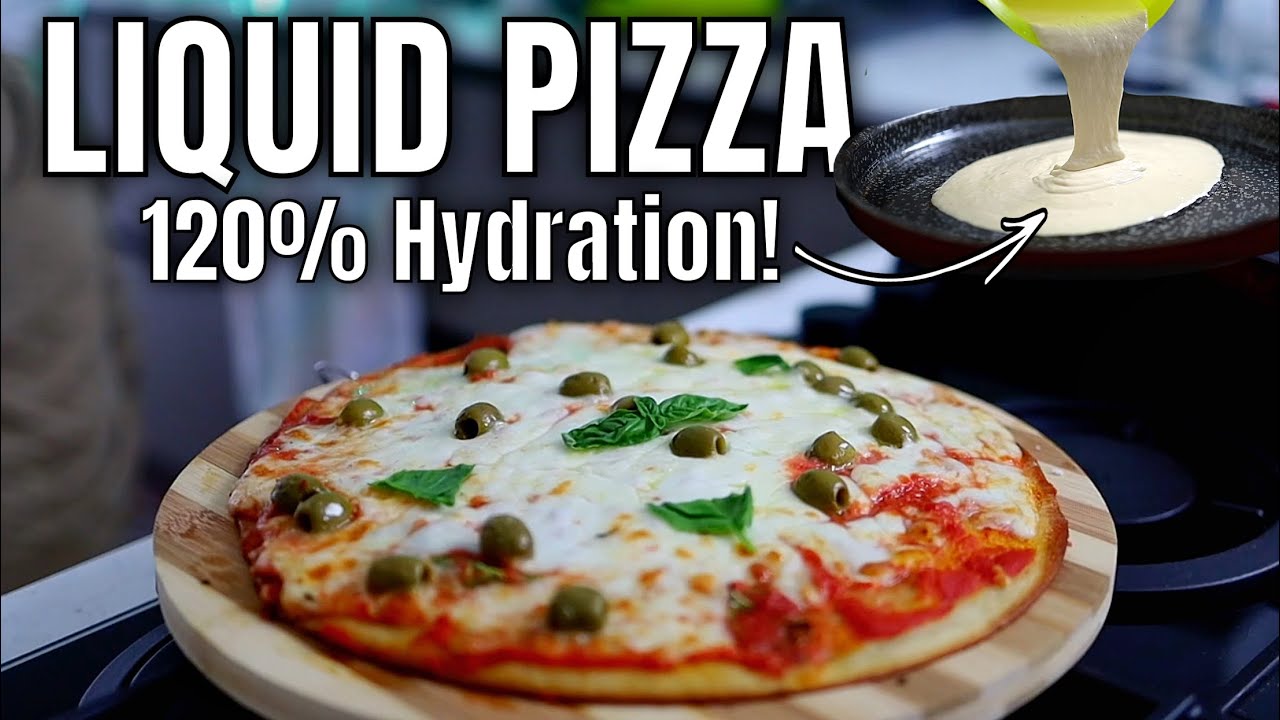 How To Make Liquid Pizza at Home 120% Hydration