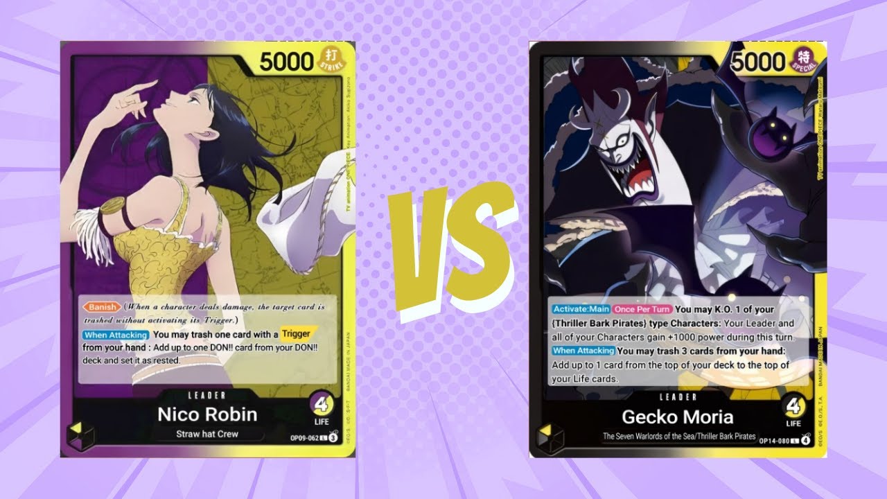PY ROBIN vs BY MORIA / Ranked OPTCG Gameplay  OP14 #2