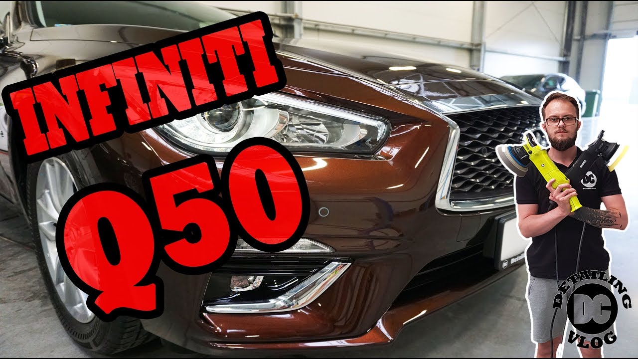 Infiniti Q50 one step + powłoka ceramiczna Autotriz - #detailingVlog - #21 (detailing vlog pl)