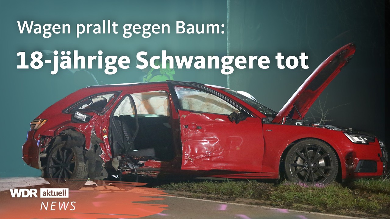 Schwerer Unfall in Löhne: 18-Jährige stirbt, weitere Insassen schwer verletzt | WDR Aktuelle Stunde