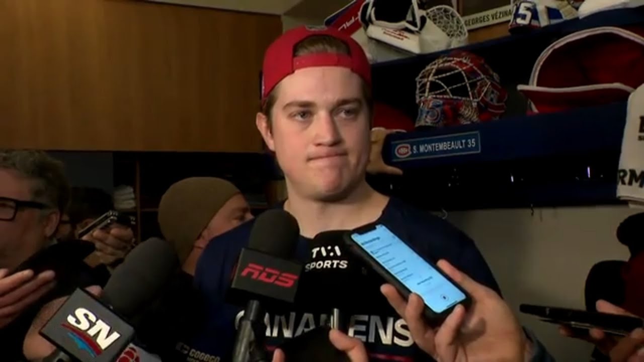 &laquo;Mon dernier match, &ccedil;a allait bien pendant 55 minutes&raquo; - Samuel Montembeault