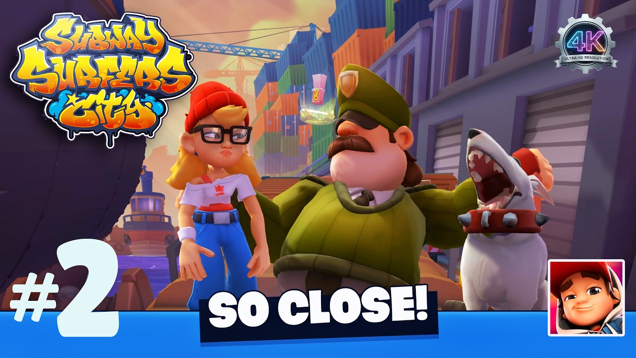 SUBWAY SURFERS CITY Gameplay! 🏃‍♂️💨 Full Walkthrough Ep. 2 (PC/Android/iOS 4K 60FPS) 💎