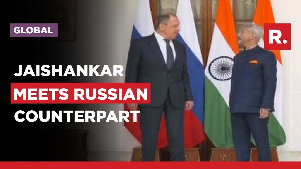 EAM S Jaishankar meets Russian Counterpart Sergey Lavrov at G20 Foreign Ministers' Meet