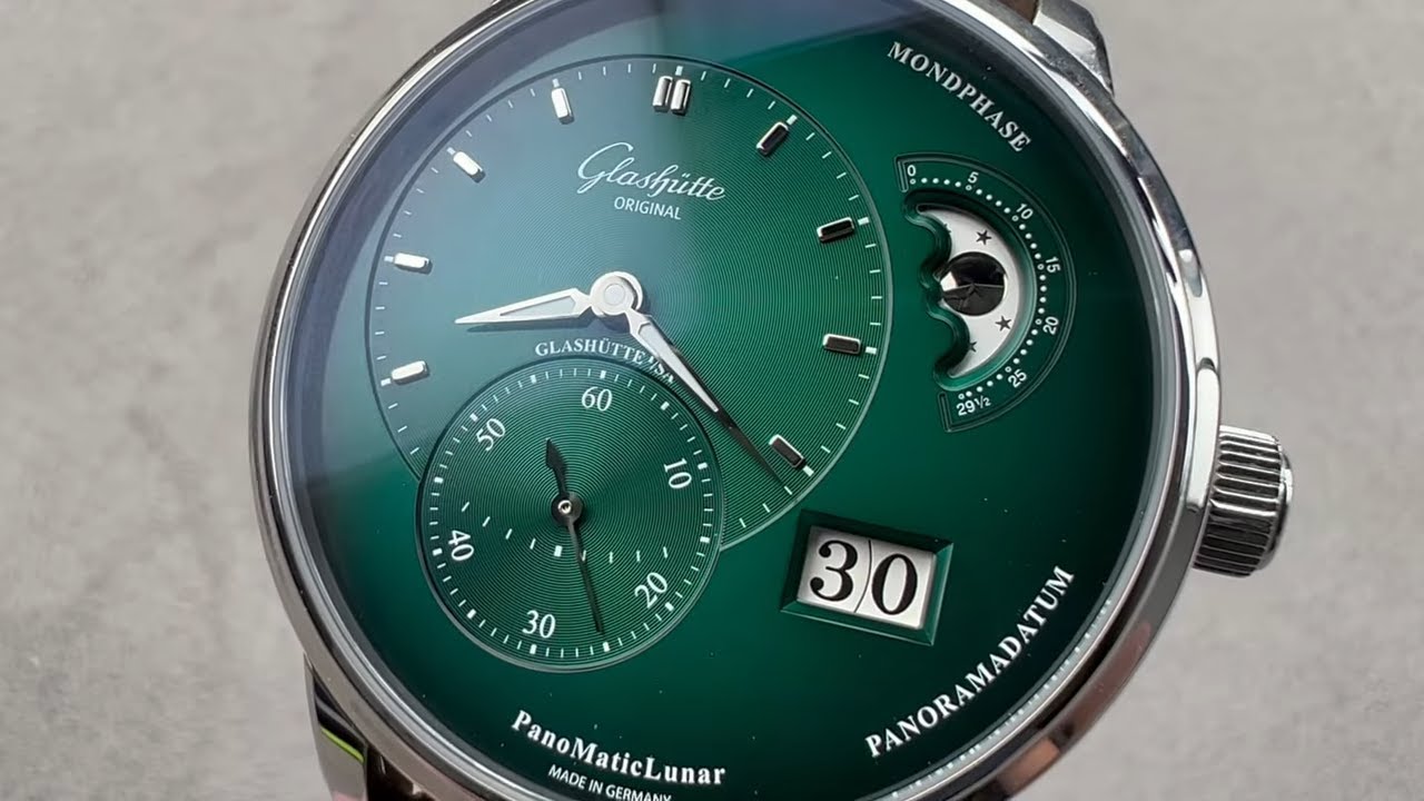Обзор оригинальных часов Glashütte Original PanoMaticLunar 1-90-02-13-32-31