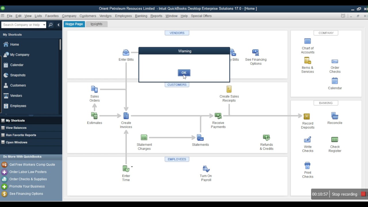 Как добавить клиентов и остатки в QuickBooks Desktop