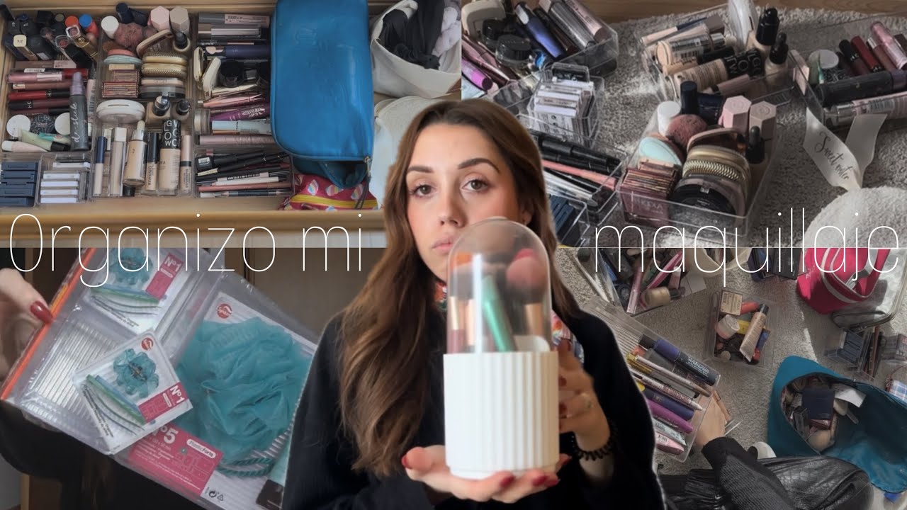 ¡LA QUE HE LIADO! 💄Organizando mi cajón de MAQUILLAJE, se ROMPE un PRODUCTO 😥