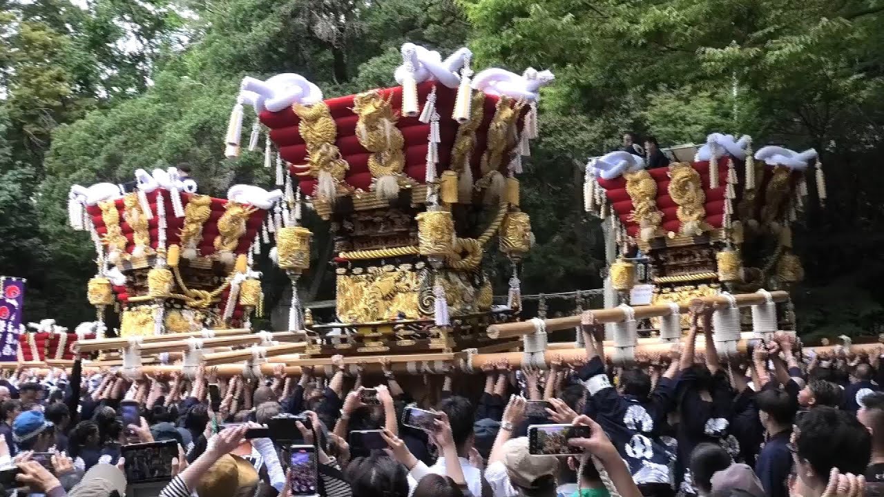 令和7年 枚岡神社秋郷祭 ふとん太鼓宮入