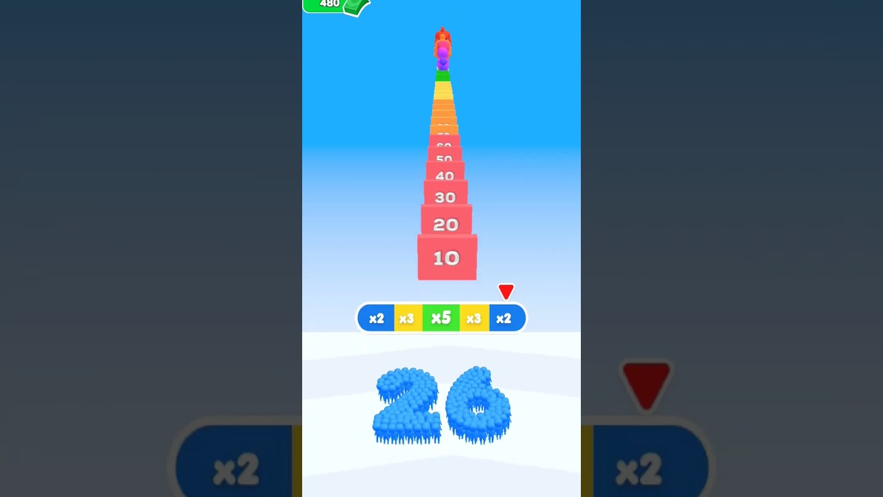 crowd number run 😄 | (Android iOS) #shorts #viral #trending #mobilegame #viralvideo #1millionviews