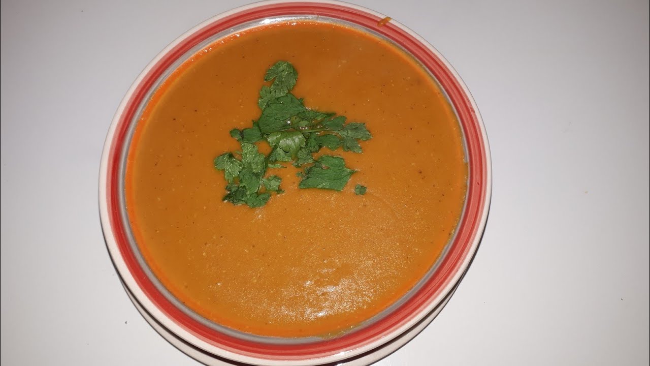 شوربة عدس احمر إقتصادية مداق رائع/soupe de lentilles corail