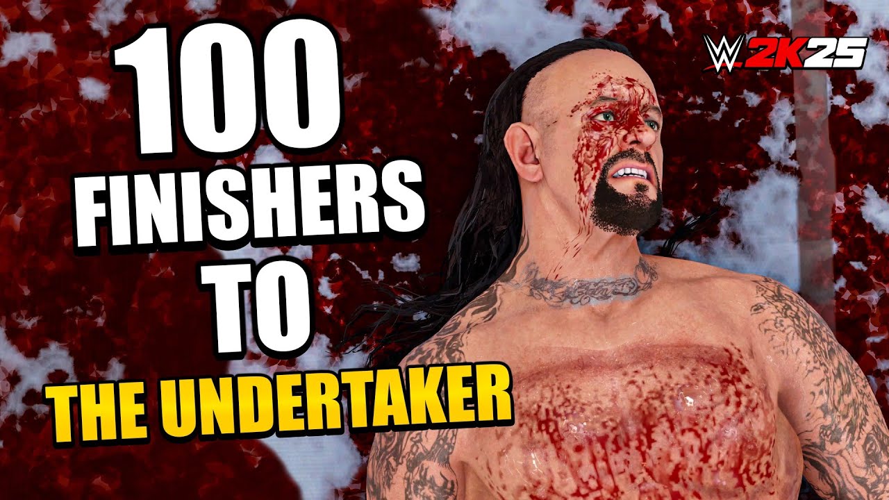 WWE 2K25 : 100 Finishers To The Undertaker