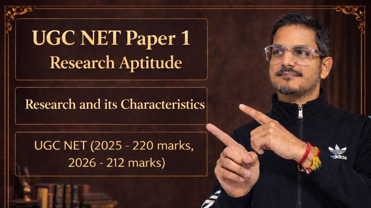 UGC NET Paper 1 l Research and It’s Characteristics l Day 13 l 150 days/ 150 topics 📚📖