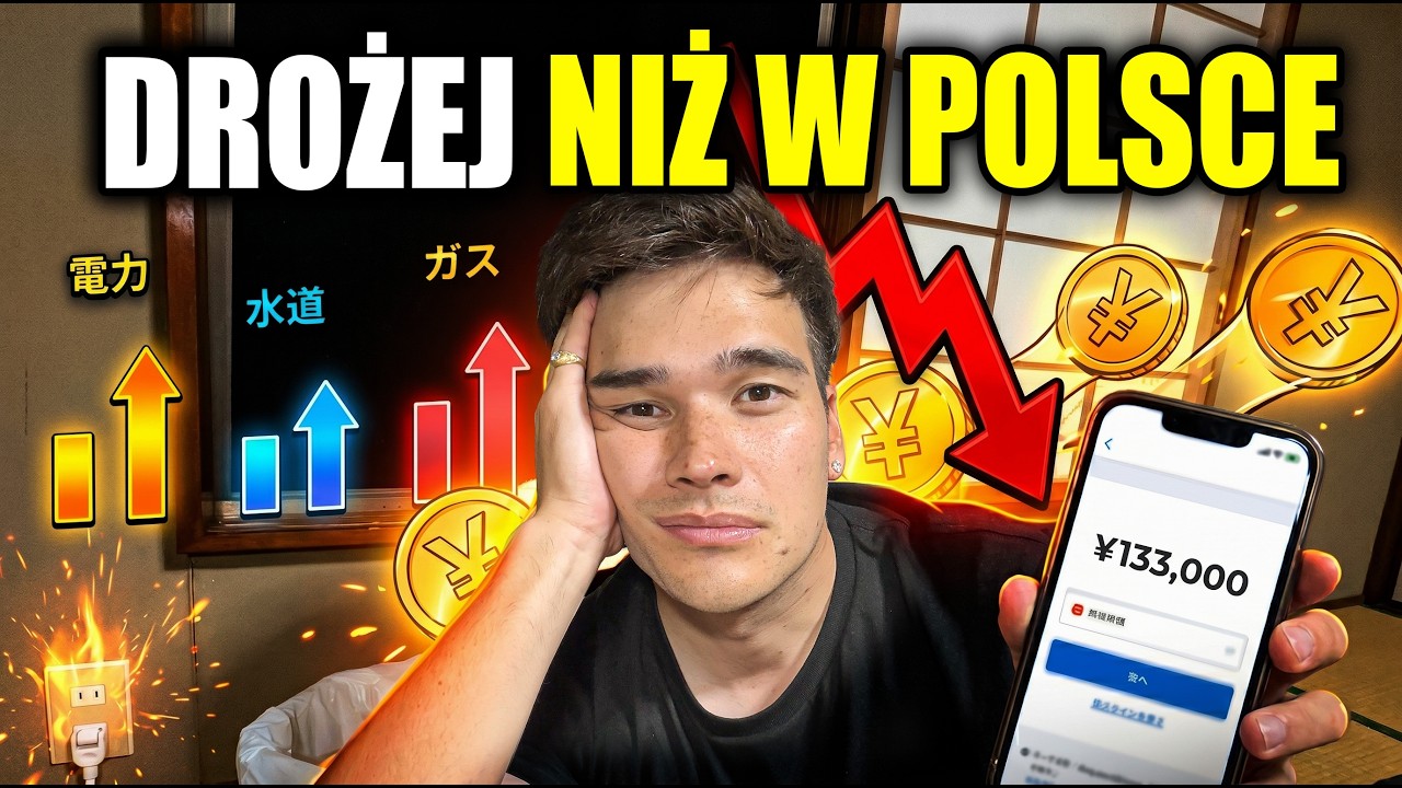 ILE PŁACĘ ZA RACHUNKI W JAPONII ?!