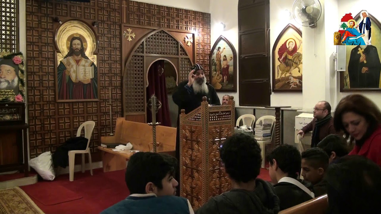 عظه ابينا الحبيب الراهب القس رويس الاورشليمى فى حفله راس السنه الميلاديه