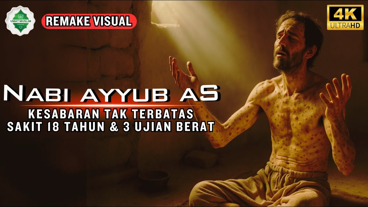 Kisah Nabi Ayyub AS‼️ Simbol Kesabaran Dalam Derita 18 Tahun.