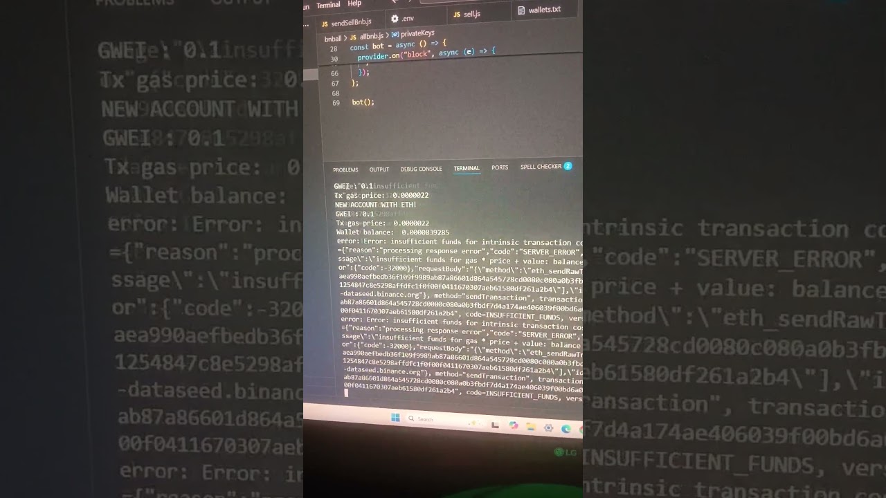 Auto withdraw bot in bulk transfer #solidity #coding #blockchain #ethereum #decentralizedplatform