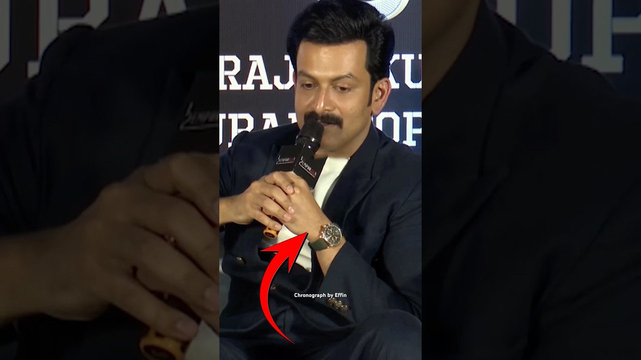Empuraan Promotion Prithviraj Watch Details #shorts #prithviraj #empuraan