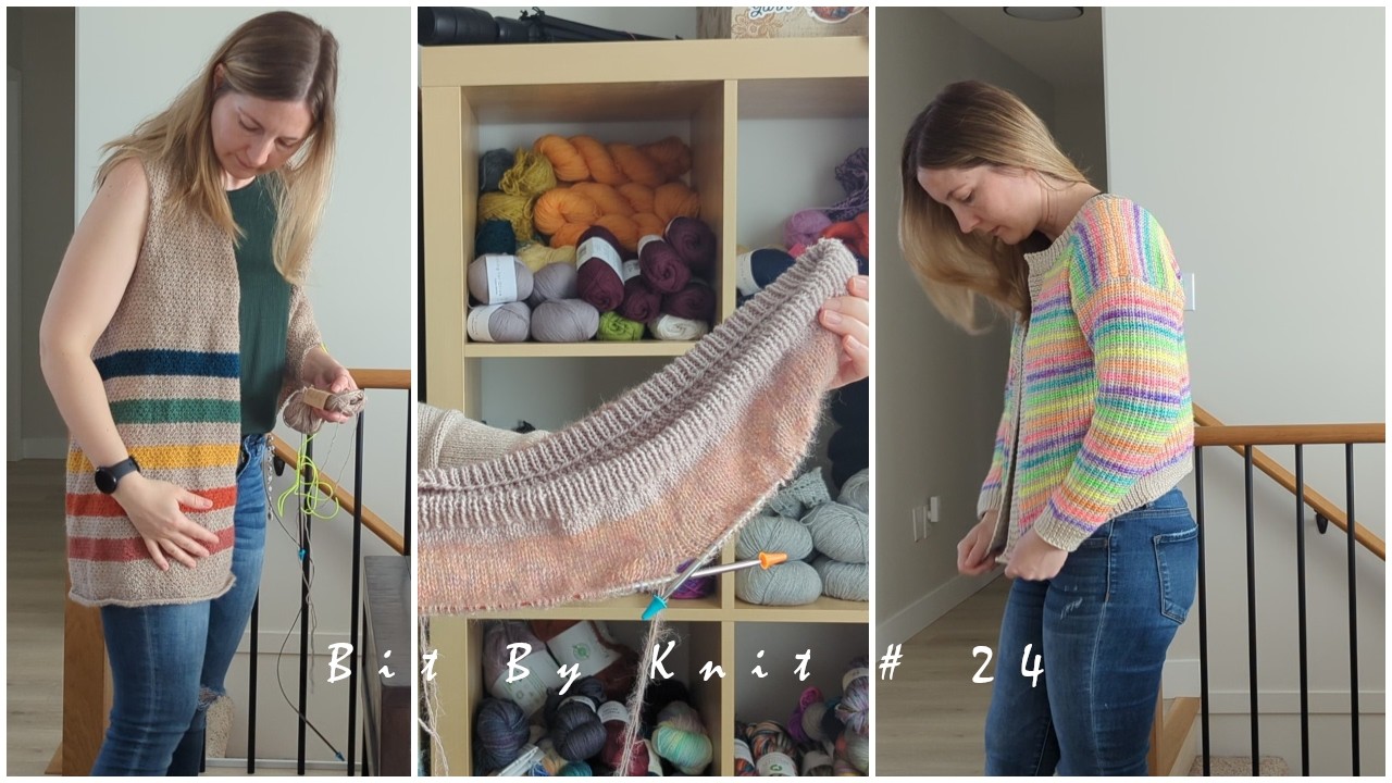 knitting podcast 24 | Daft Days Cardigan is off the needles!