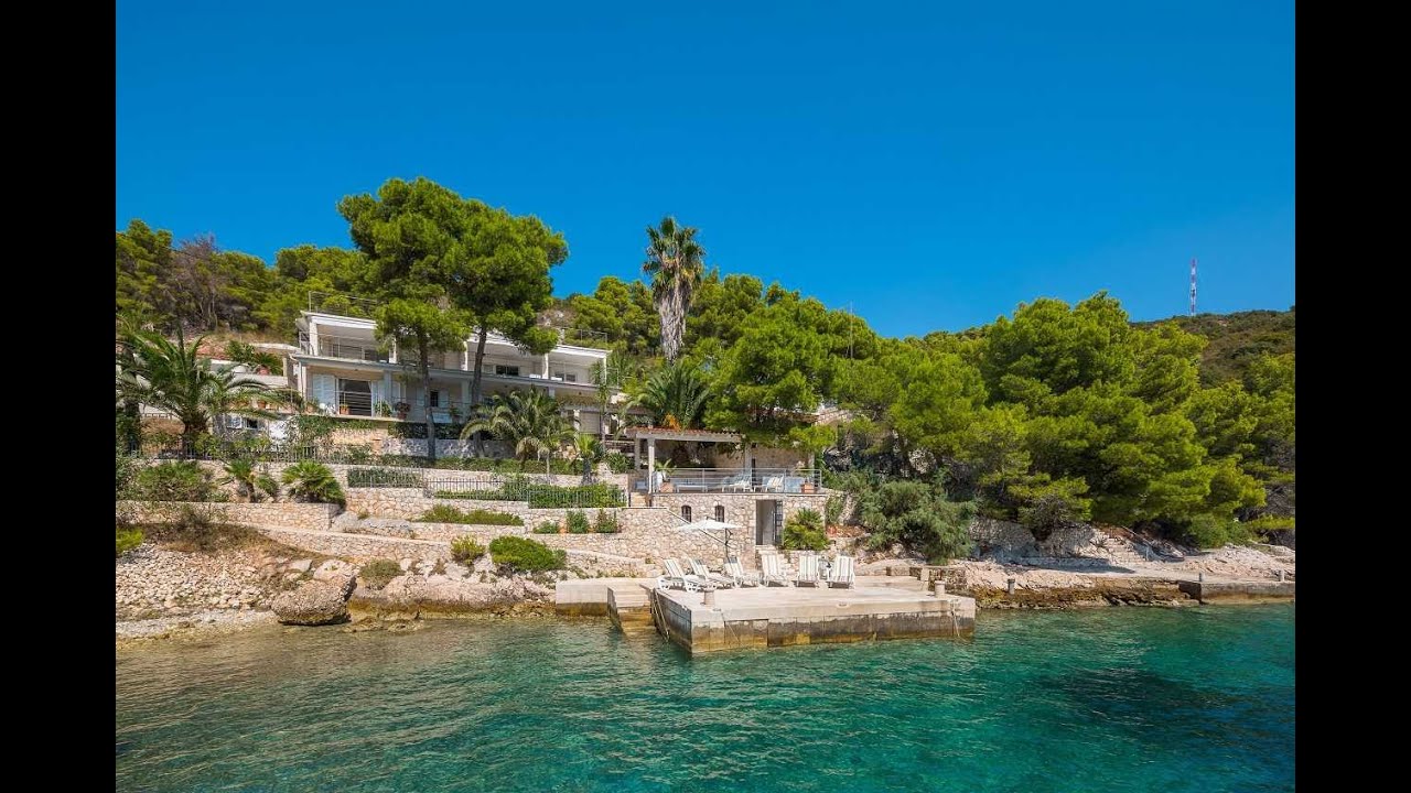Luxury Villa Hvar Holiday, pool, private beach, dock