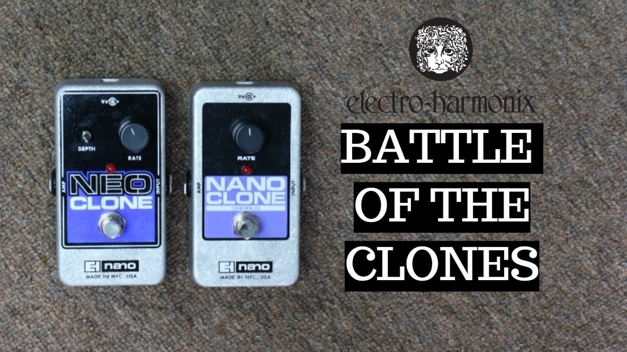 Сравнение педалей хоруса Electro Harmonix NEO CLONE и NANO CLONE