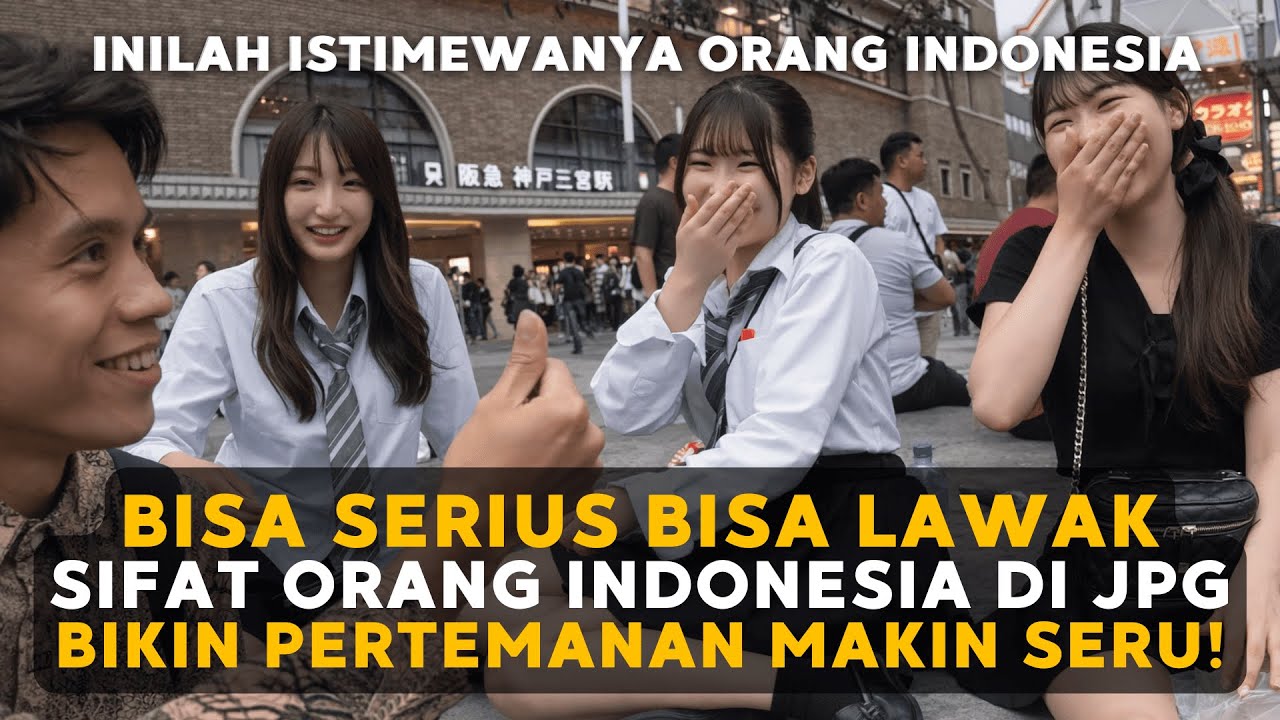 Bisa Serius, Bisa Lawak! Sifat Orang Indonesia Bikin Pertemanan Orang Jepang Jadi Seru!