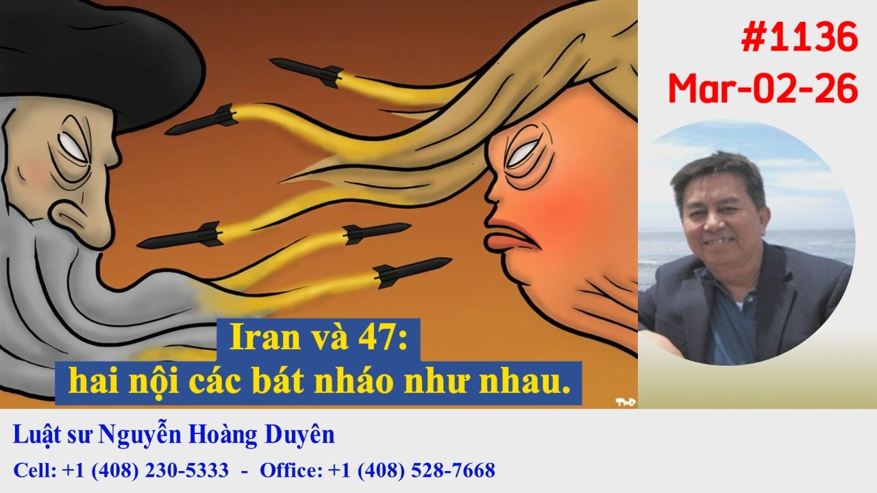 LS NHDuyên - DGCB#1136 - Iran và 47: hai nội các bát nháo như nhau.