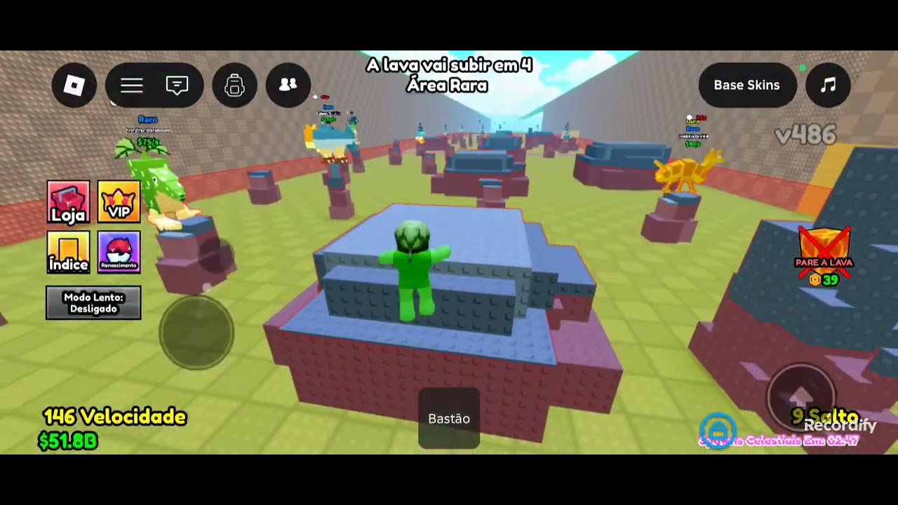 No lava para Branrots eu consegui vários Brainrots nesse vídeo 