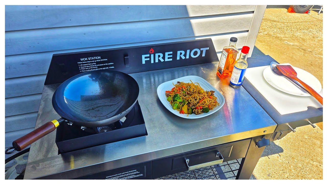 Fire Riot Wok Station Made Me Feel Like a Pro Chef!.  #wok #fireriot