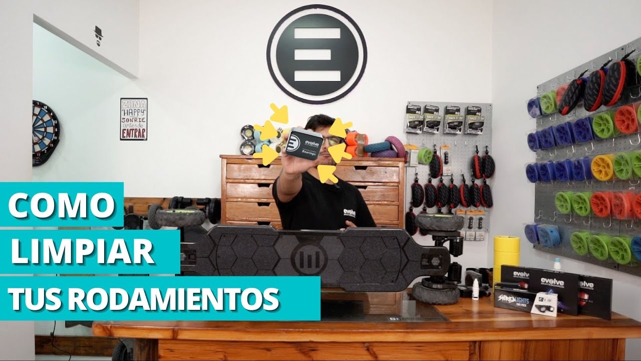 COMO LIMPIAR TUS RODAMIENTOS 🔥 ----------- EVOLVE SKATEBOARDS EN ESPAÑOL