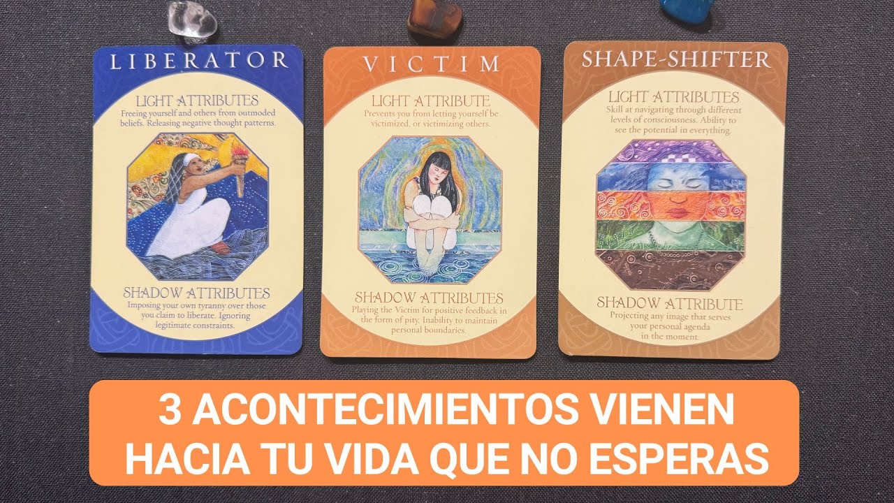 3 acontecimientos vienen a tu vida que no esperas | Elige una carta