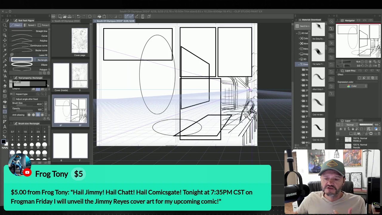 Using Clip Studio Paint for Perspective Drawing