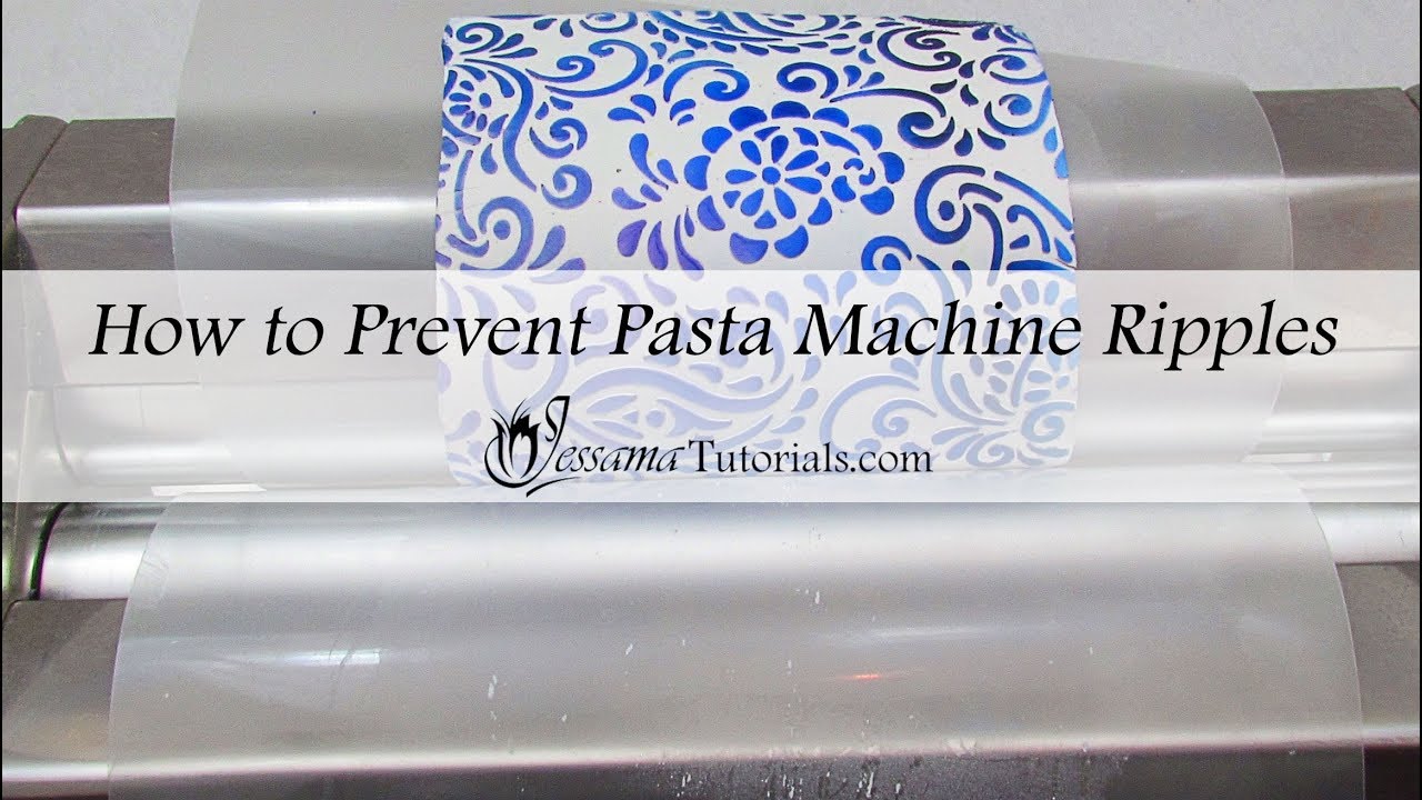 Getting Started With Polymer Clay: Prevent Pasta Machine Ripples