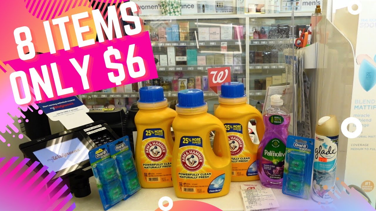 WALGREENS COUPONING! 8 ITEMS ONLY $6! LAUNDRY DETERGENT, DISH DETERGENT & MORE! DIGITAL COUPONS