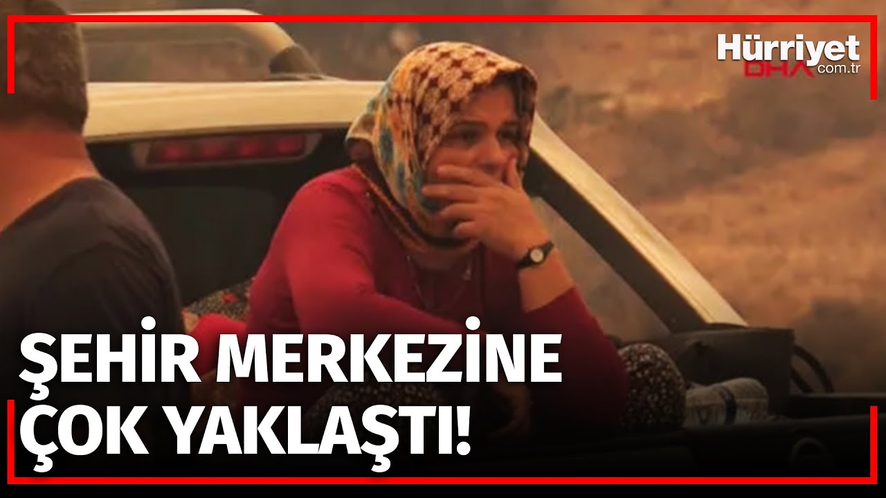 Manavgat'taki Yangın Şehir Merkezine Yaklaştı!
