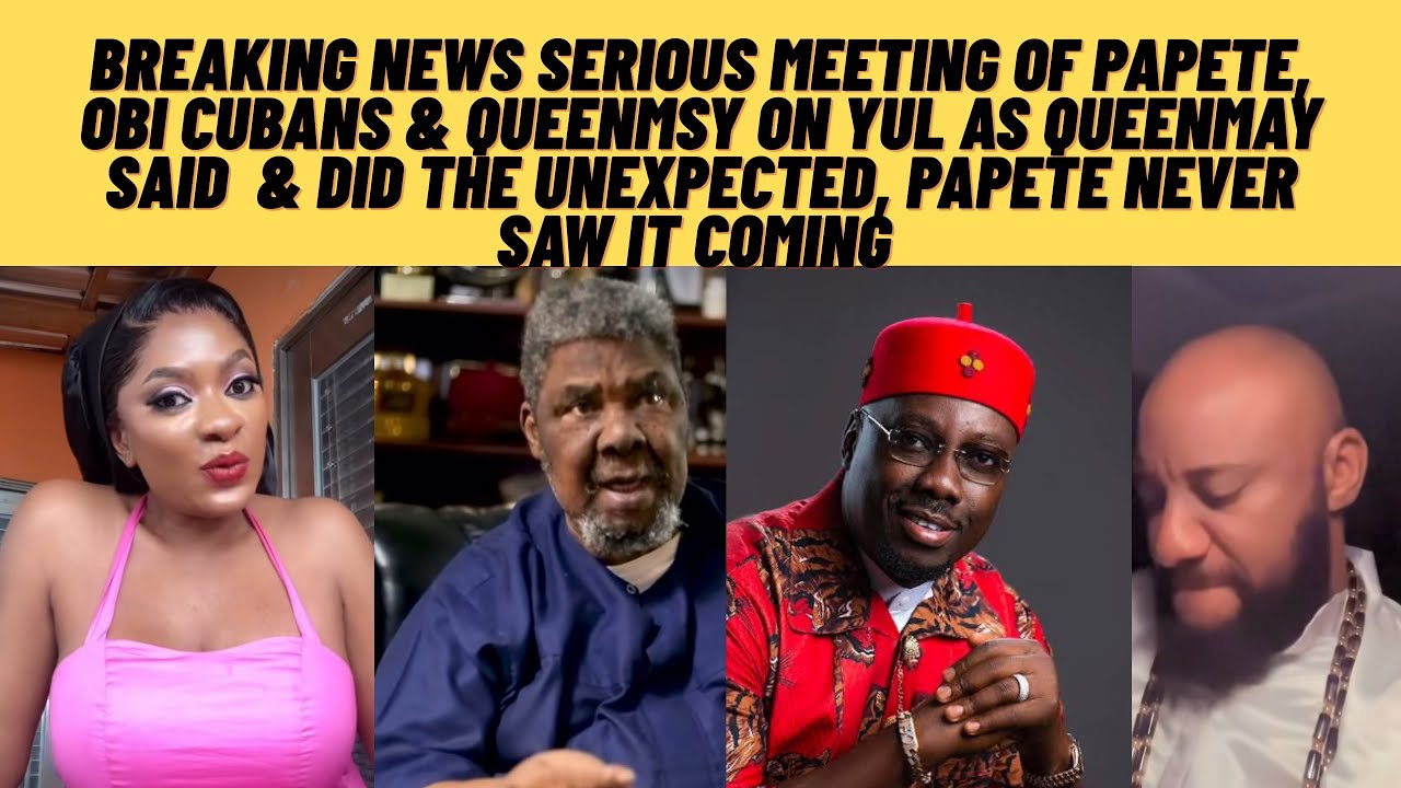 Serious meetinof QMAY, pAPete & obi cubana on yUl as QMAY said & did this , pAPete never saw it comi