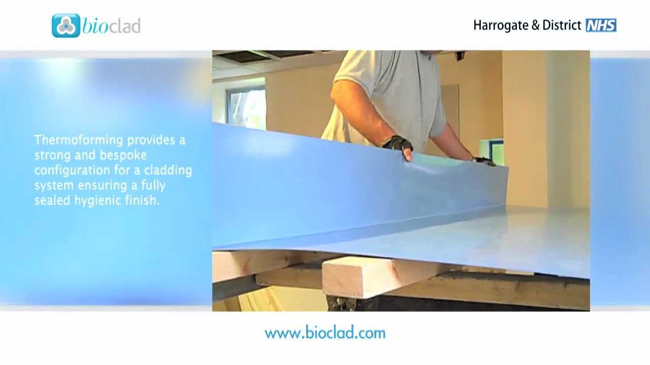 Thermoforming BioClad's Hygienic Wall Cladding