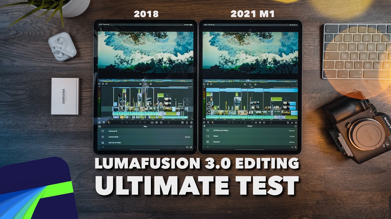 LUMAFUSION 3.0 EDITING TEST - iPad PRO M1 vs iPad PRO 2018