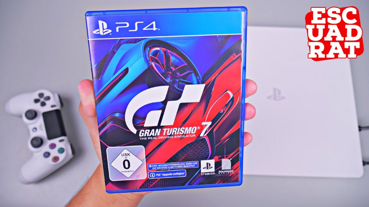 Распаковка Gran Turismo 7 для PS4 и игровой процесс