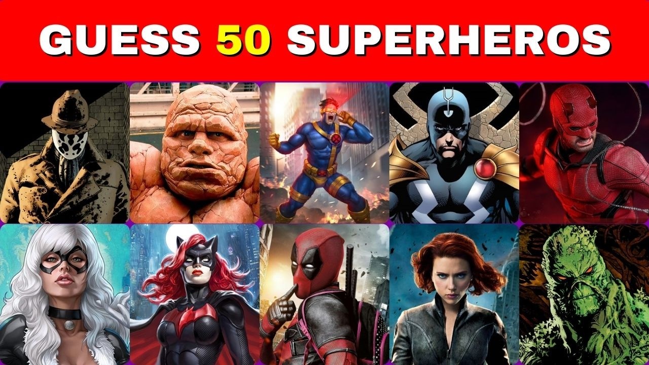 Think You’re a Superhero Expert? Try This 3-Second Quiz! 💥 #trending #marvel #superheroes #spiderman