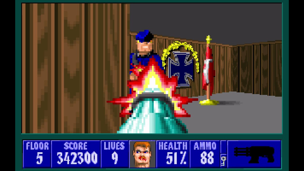 Super Shareware Wolf II: The Extra Levels - E1M5 [Wolfenstein 3D Mod] | 4K/60